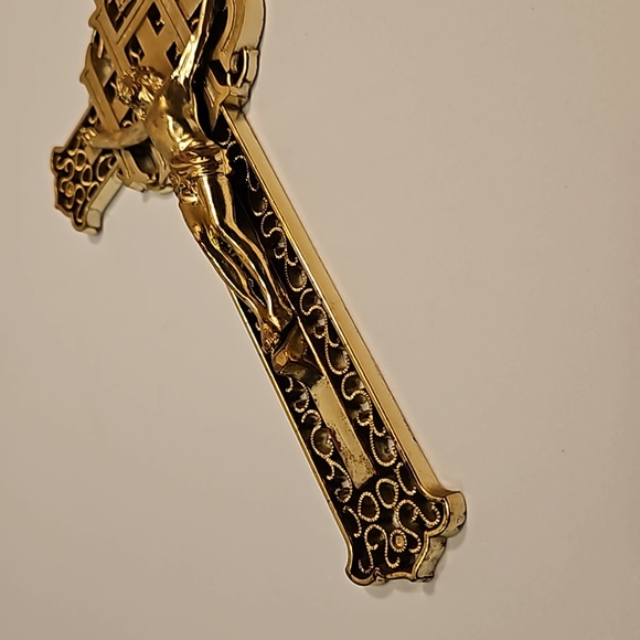 Vintage IHS Holy Cross Spiritual Crucifix - Picture 8 of 14